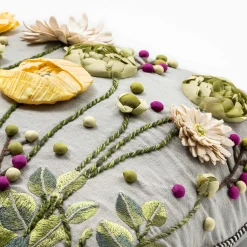 MacKenzie-Childs Coming Up Daisies Square Throw Pillow| Spring|Pillows, Throws, & Cushions