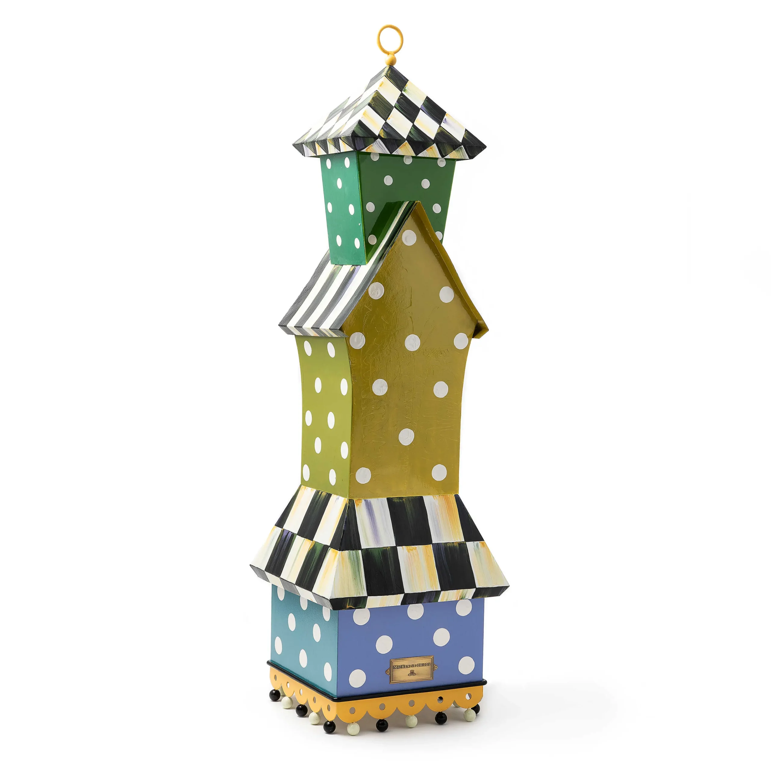 MacKenzie-Childs Condominium Birdhouse| Spring|Outdoor