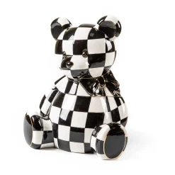 MacKenzie-Childs Courtly Bear Cookie Jar| Holiday|Kitchen Storage & Organization