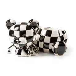 MacKenzie-Childs Courtly Bear Cookie Jar| Holiday|Kitchen Storage & Organization