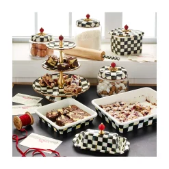 MacKenzie-Childs Courtly Check 8 Baking Pan| Cookware & Bakeware
