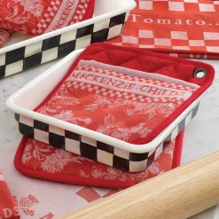 MacKenzie-Childs Courtly Check 8 Baking Pan| Cookware & Bakeware