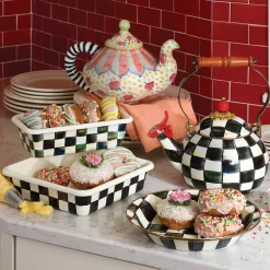 MacKenzie-Childs Courtly Check 8 Baking Pan| Cookware & Bakeware