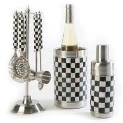 MacKenzie-Childs Courtly Check 3260 Bar Tool Set| Drinkware|Bar Entertaining
