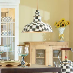 MacKenzie-Childs Courtly Check 12 Barn Pendant Lamp| Lighting