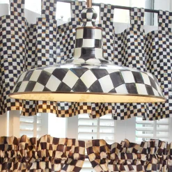 MacKenzie-Childs Courtly Check 18 Barn Pendant Lamp| Lighting