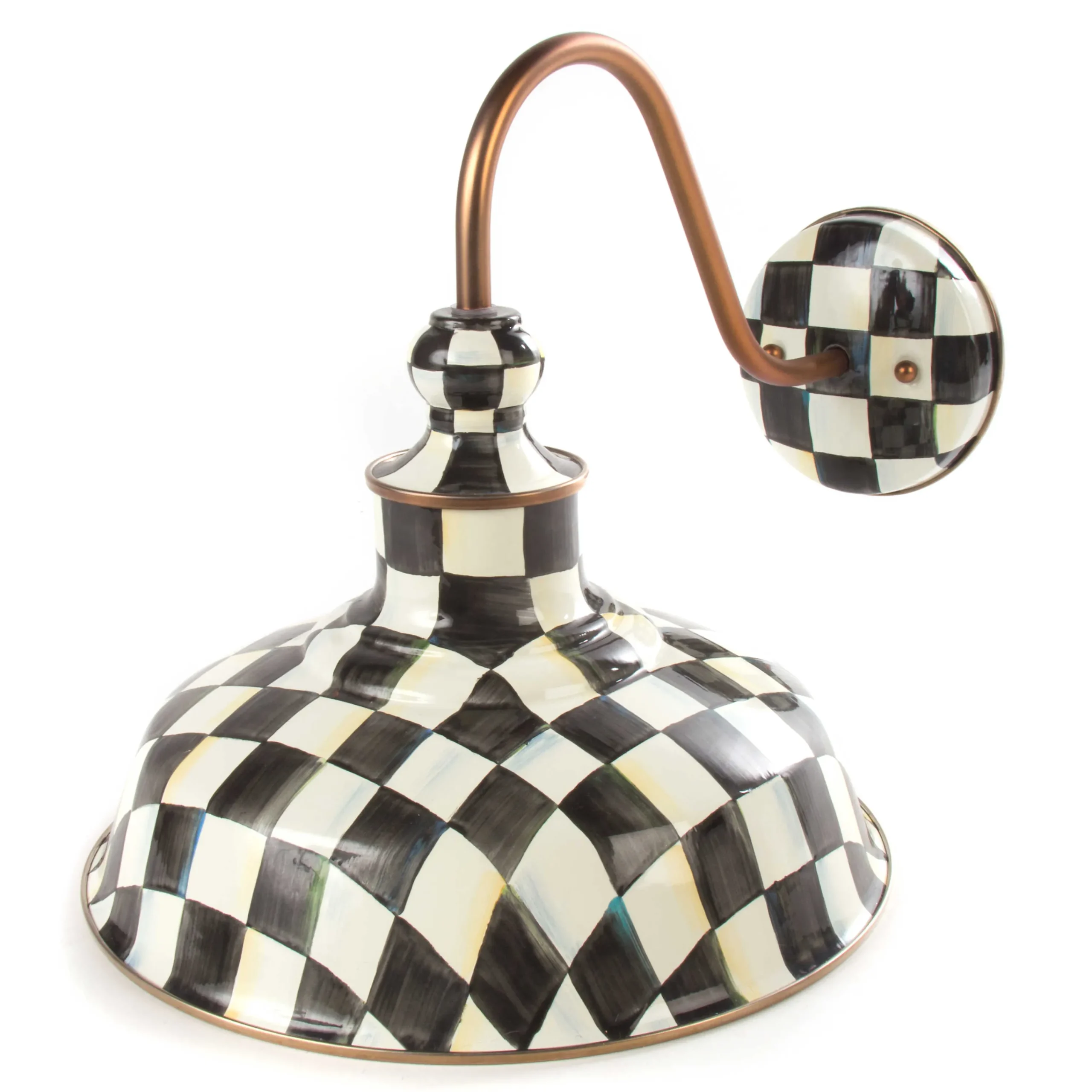 MacKenzie-Childs Courtly Check 12 Barn Sconce| Lighting