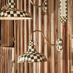 MacKenzie-Childs Courtly Check 12 Barn Sconce| Lighting