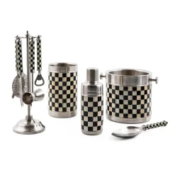 MacKenzie-Childs Courtly Check 3260 Cocktail Shaker| Drinkware|Bar Entertaining