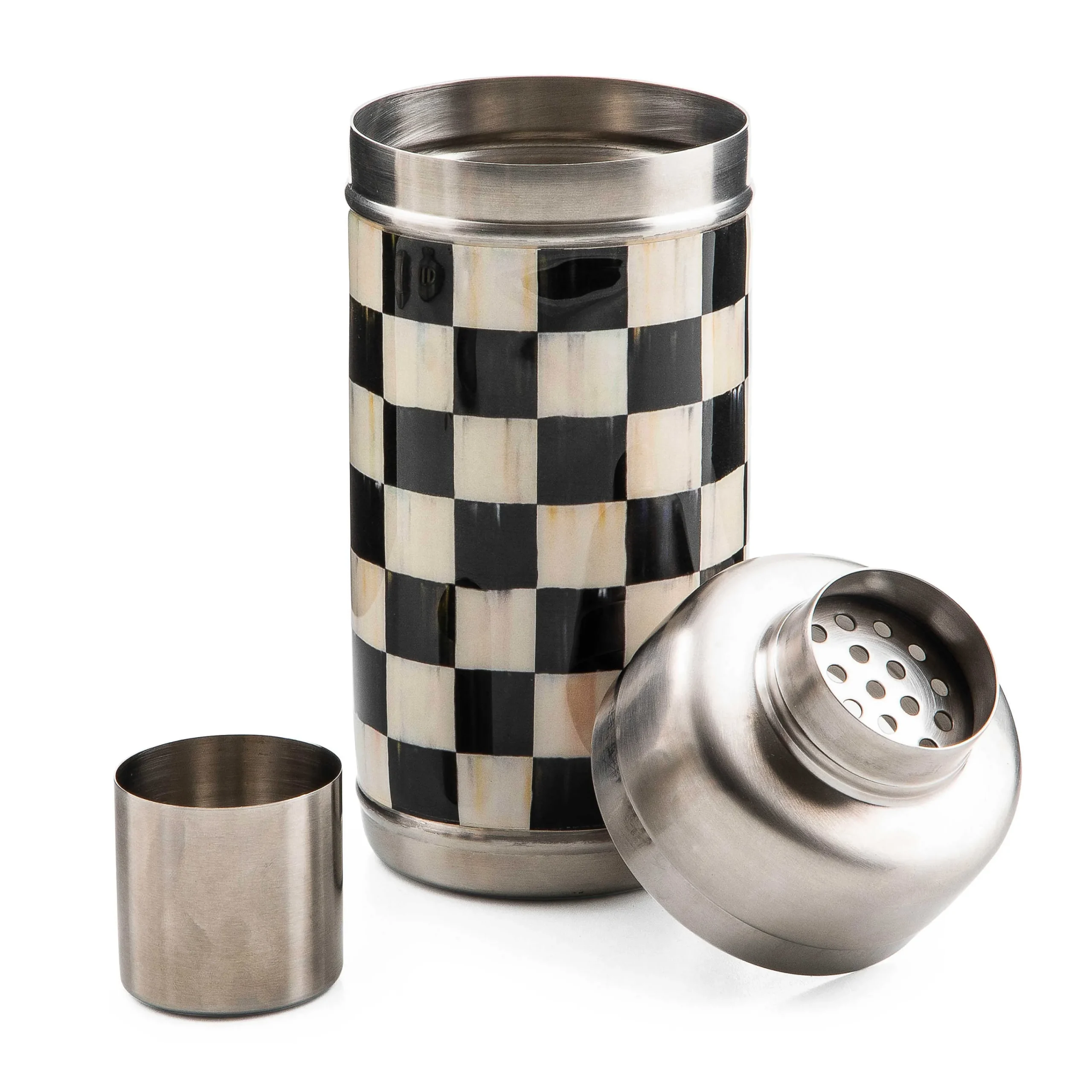 MacKenzie-Childs Courtly Check 3260 Cocktail Shaker| Drinkware|Bar Entertaining