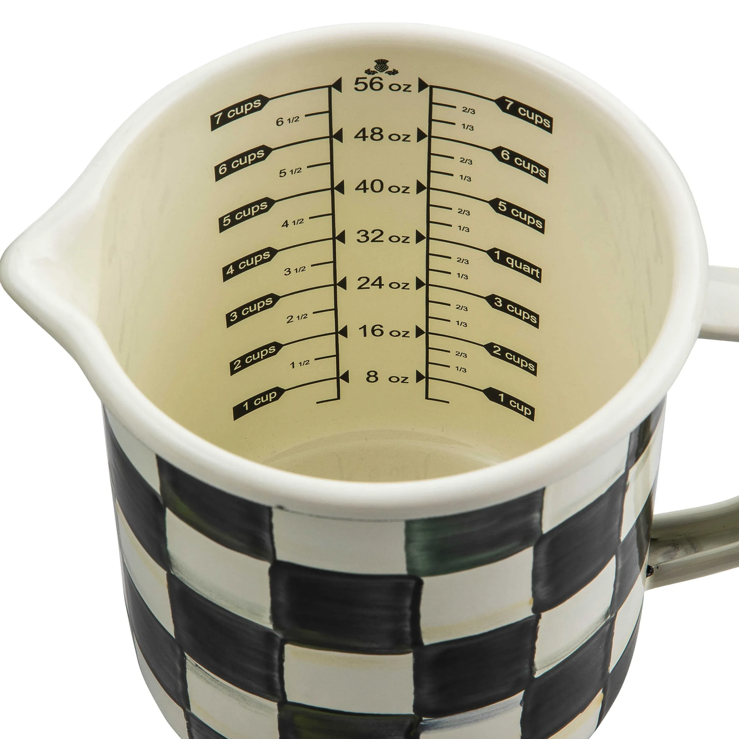 MacKenzie-Childs Courtly Check 7 Cup Measuring Cup| Kitchen Utensils & Tools