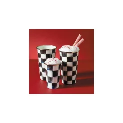 MacKenzie-Childs Courtly Check 10 Ounce Tumbler| Drinkware|Bar Entertaining