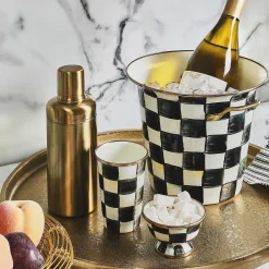 MacKenzie-Childs Courtly Check 10 Ounce Tumbler| Drinkware|Bar Entertaining