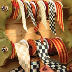 MacKenzie-Childs Courtly Check 1 Ribbon| Holiday|Finishing Touches
