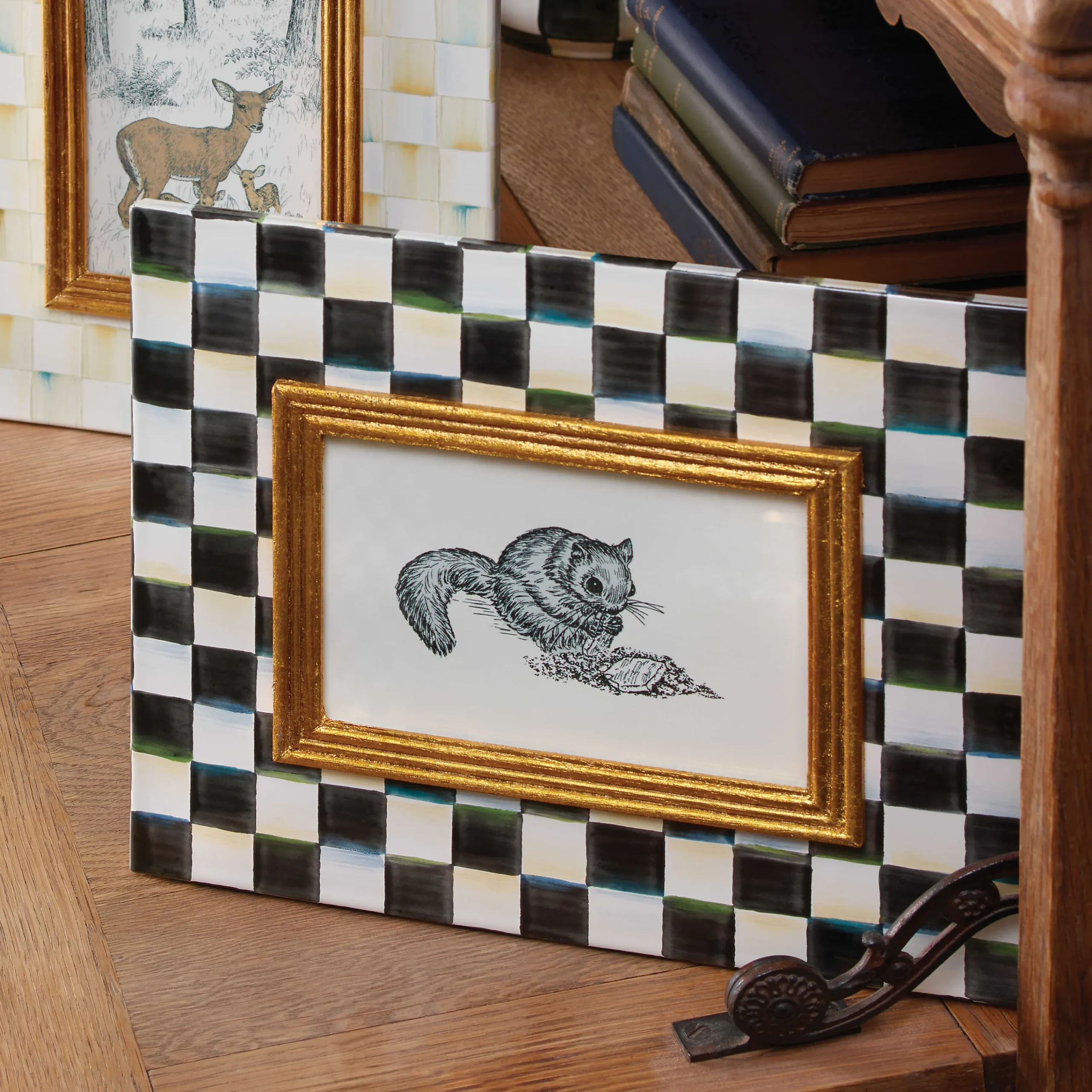 MacKenzie-Childs Courtly Check 4 x 6 Frame| Room Accents