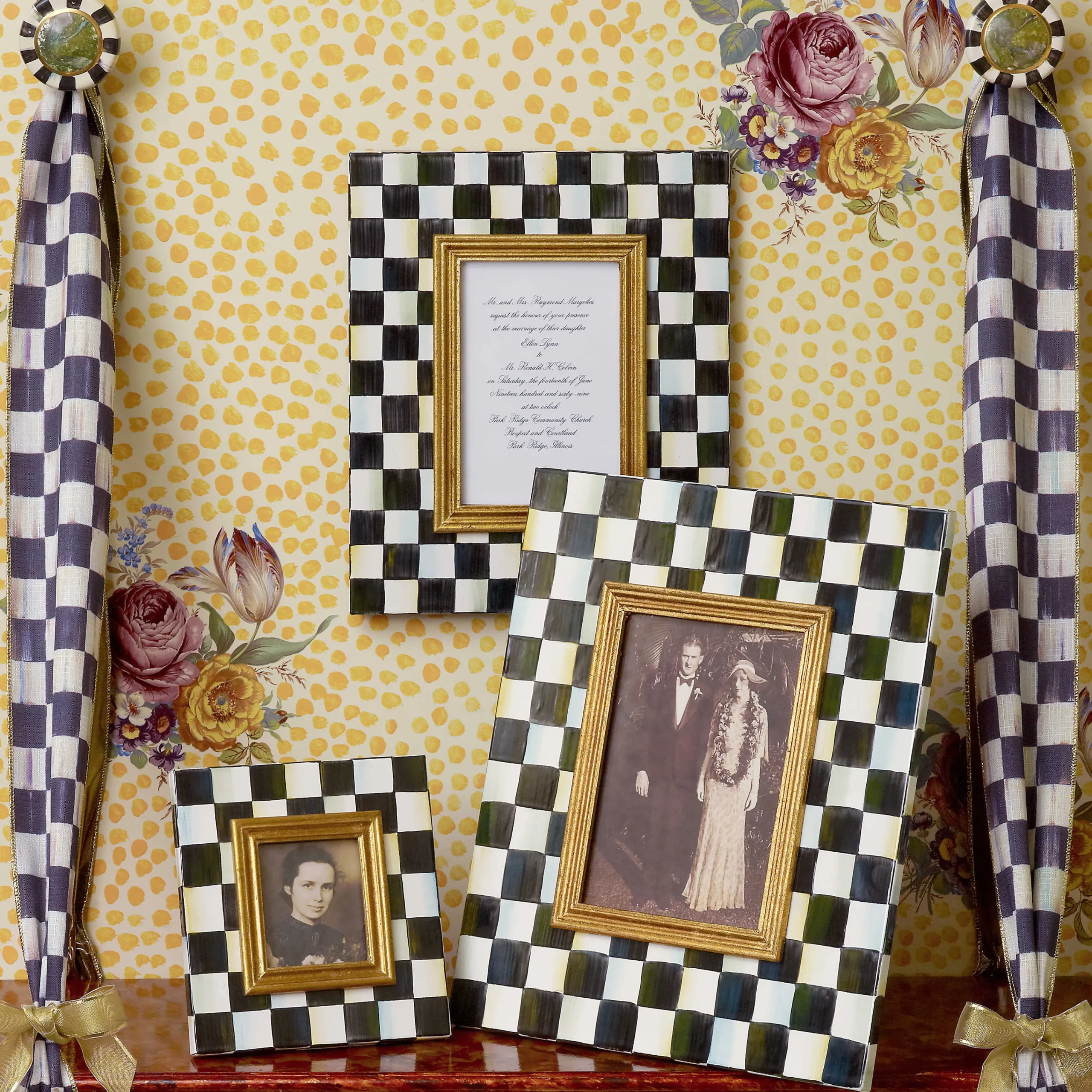 MacKenzie-Childs Courtly Check 5 x 7 Frame| Room Accents