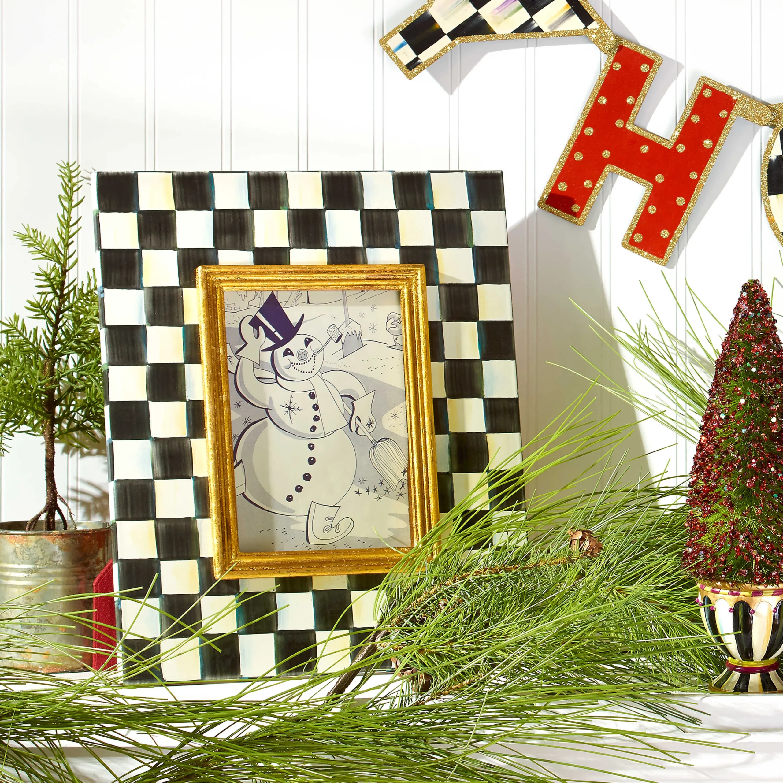 MacKenzie-Childs Courtly Check 5 x 7 Frame| Room Accents