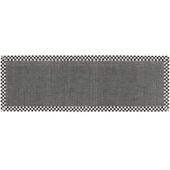 MacKenzie-Childs Courtly Check 2'6 x 9' Grey Sisal Runner Rug| Rugs