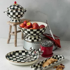 MacKenzie-Childs Courtly Check Baguette Dish| Serveware