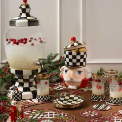 MacKenzie-Childs Courtly Check Beverage Hostess| Fall Entertaining|Drinkware