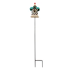 MacKenzie-Childs Courtly Check Birdhouse Stake| Spring|Outdoor