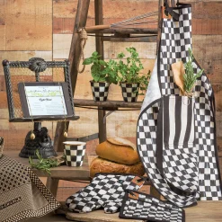 MacKenzie-Childs Courtly Check Bistro Oven Mitt| Kitchen & Table Linens