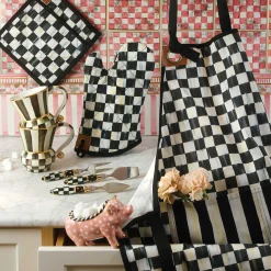 MacKenzie-Childs Courtly Check Bistro Oven Mitt| Kitchen & Table Linens
