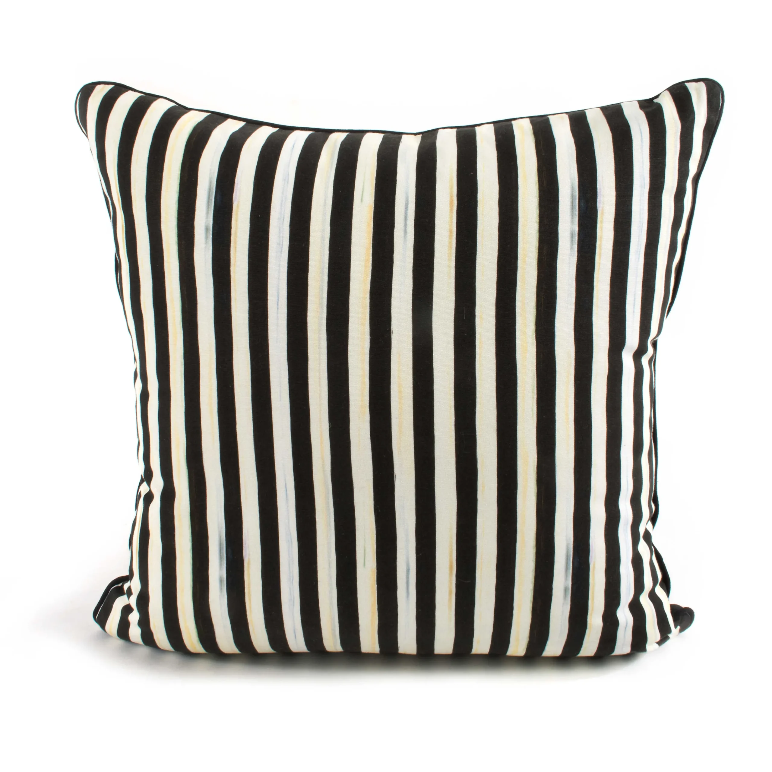 MacKenzie-Childs Courtly Check Black Sash Throw Pillow| Pillows, Throws, & Cushions