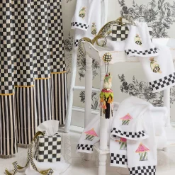 MacKenzie-Childs Courtly Check Boutique Tissue Box Cover| Bath & Bath Accessories|Room Accents
