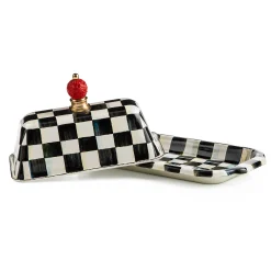 MacKenzie-Childs Courtly Check Butter Box| Serveware