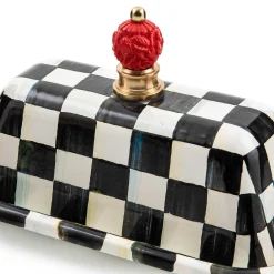 MacKenzie-Childs Courtly Check Butter Box| Serveware
