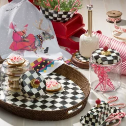 MacKenzie-Childs Courtly Check Butter Box| Serveware