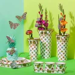 MacKenzie-Childs Courtly Check Butterfly Duo Wall Decor| Room Accents