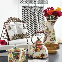 MacKenzie-Childs Courtly Check Cafe Curtains, Set of 2| Room Accents