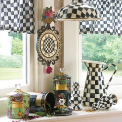 MacKenzie-Childs Courtly Check Cafe Valance| Room Accents