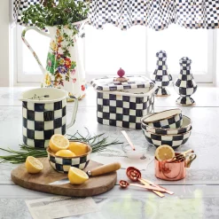 MacKenzie-Childs Courtly Check Cafe Valance| Room Accents