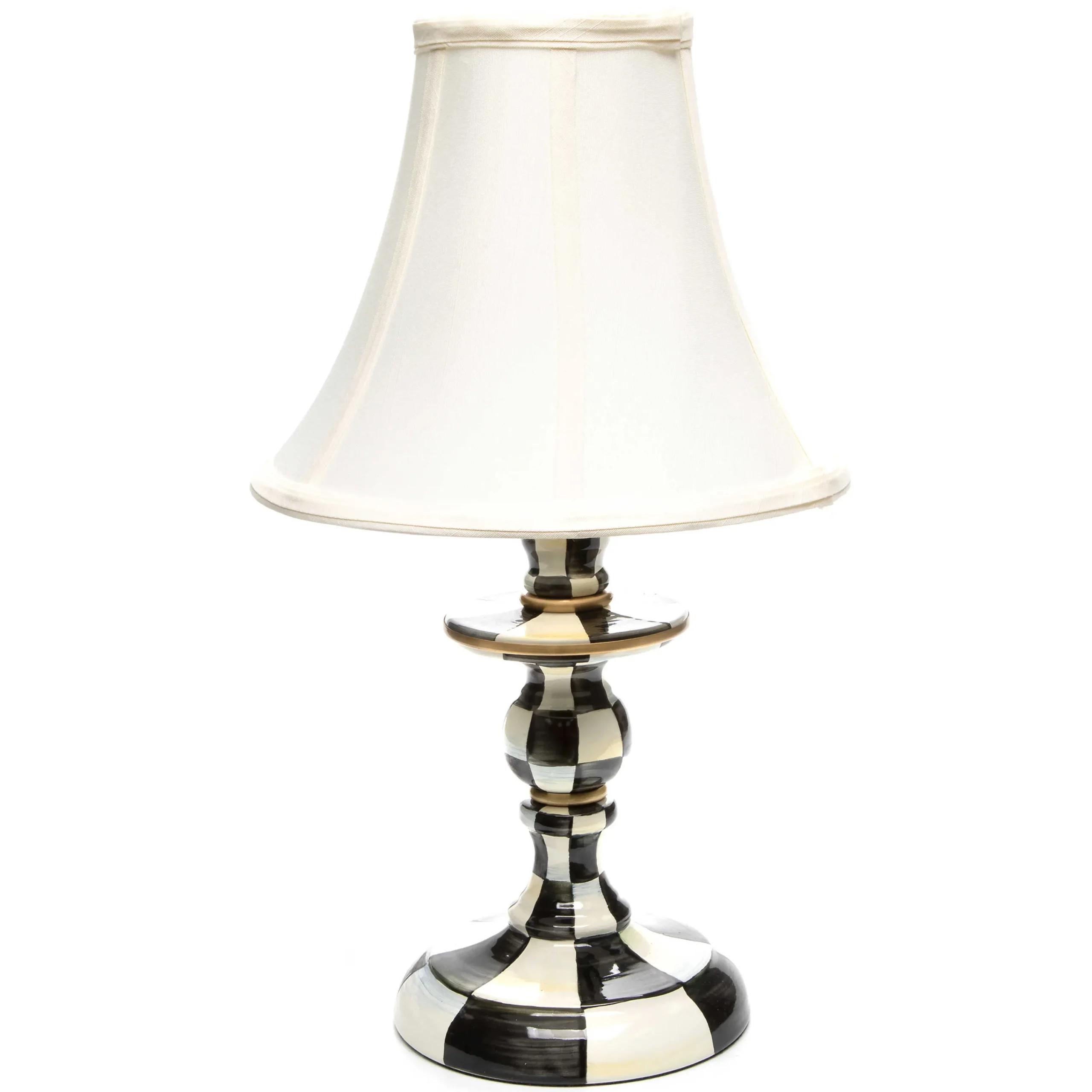 MacKenzie-Childs Courtly Check Candlestick Lamp| Lighting