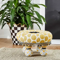 MacKenzie-Childs Courtly Check Ceramic Jumbo Garden Pot| Outdoor