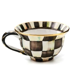 MacKenzie-Childs Courtly Check Ceramic Teacup| Dinnerware & Flatware