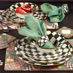 MacKenzie-Childs Courtly Check Charger/Plate| Dinnerware & Flatware