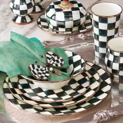 MacKenzie-Childs Courtly Check Charger/Plate| Dinnerware & Flatware