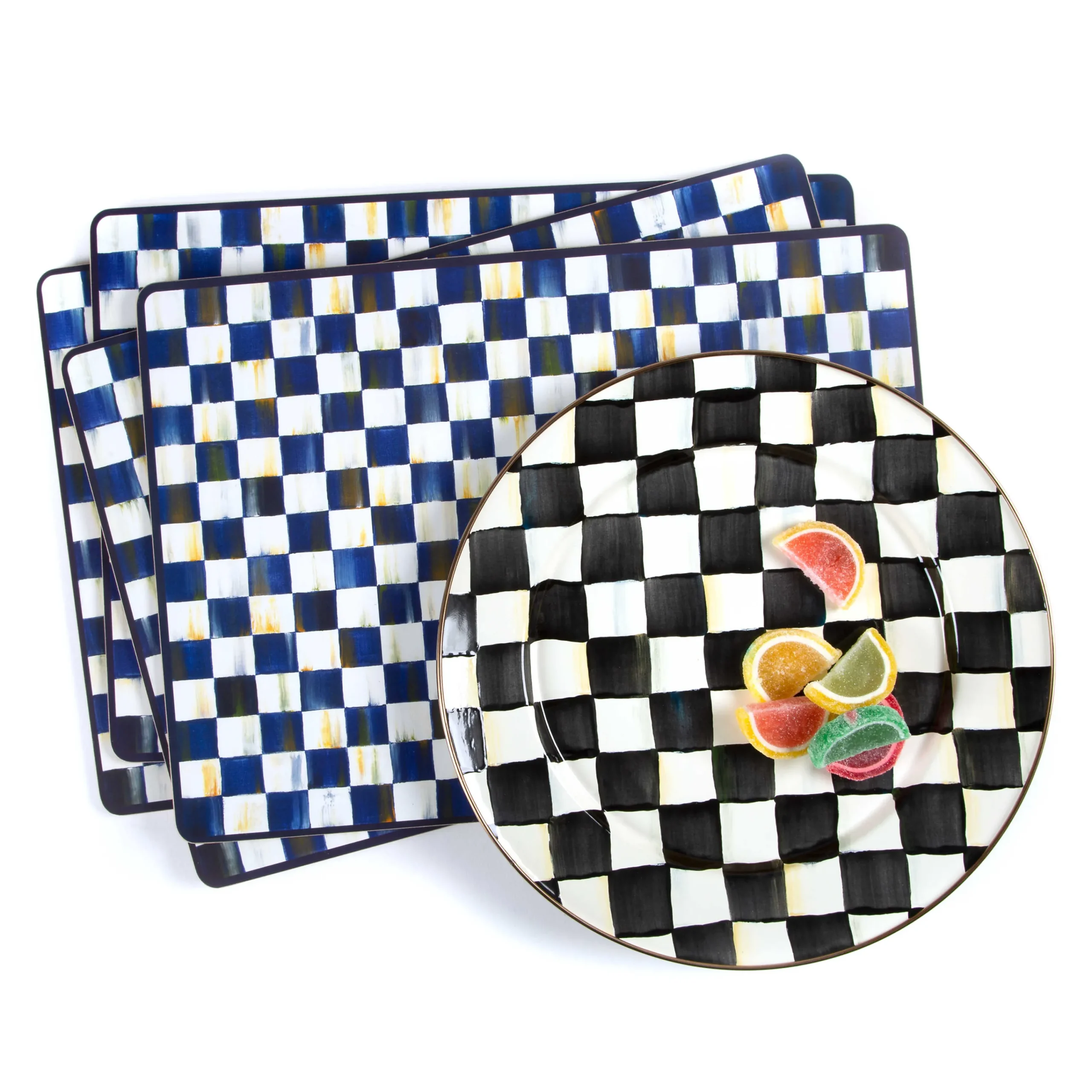 MacKenzie-Childs Courtly Check Charger/Plate| Dinnerware & Flatware