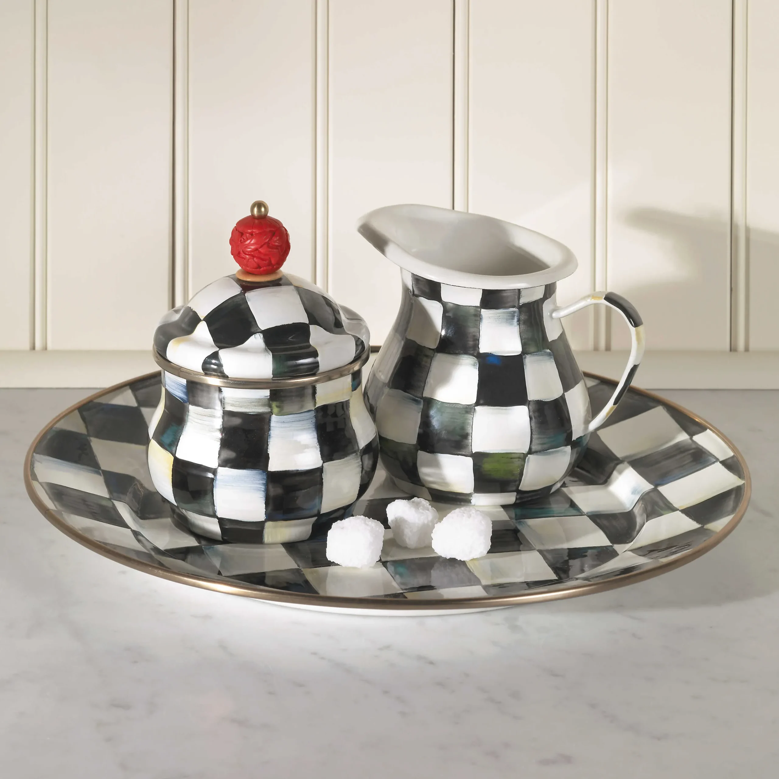 MacKenzie-Childs Courtly Check Charger/Plate| Dinnerware & Flatware