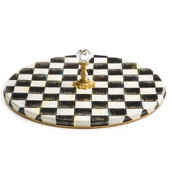 MacKenzie-Childs Courtly Check Cheese Course| Serveware