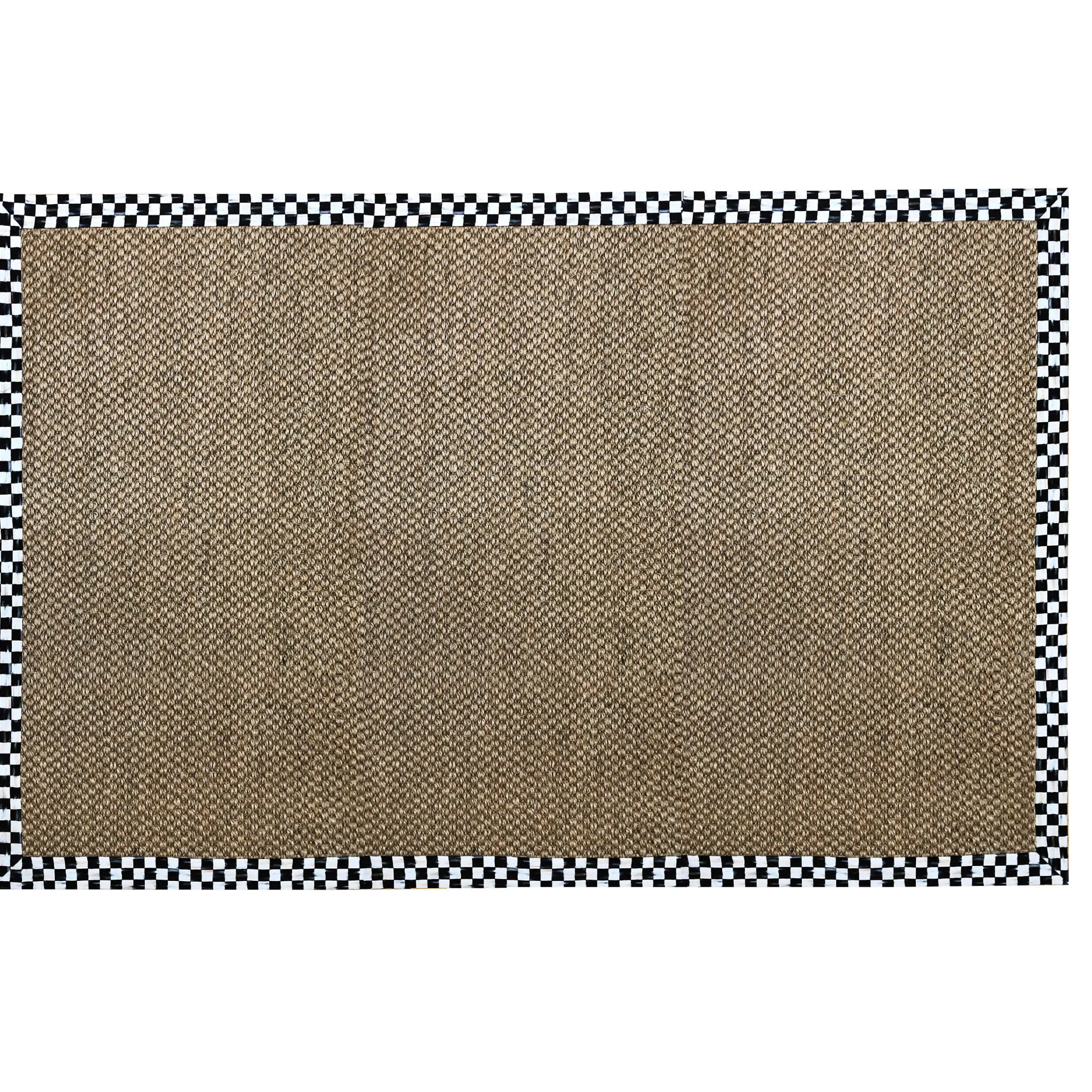 MacKenzie-Childs Courtly Check Chunky Sisal Rug 8' x 10' Rug| Rugs