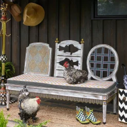 MacKenzie-Childs Courtly Check Coat Perch| Entryway Furniture|Living Room