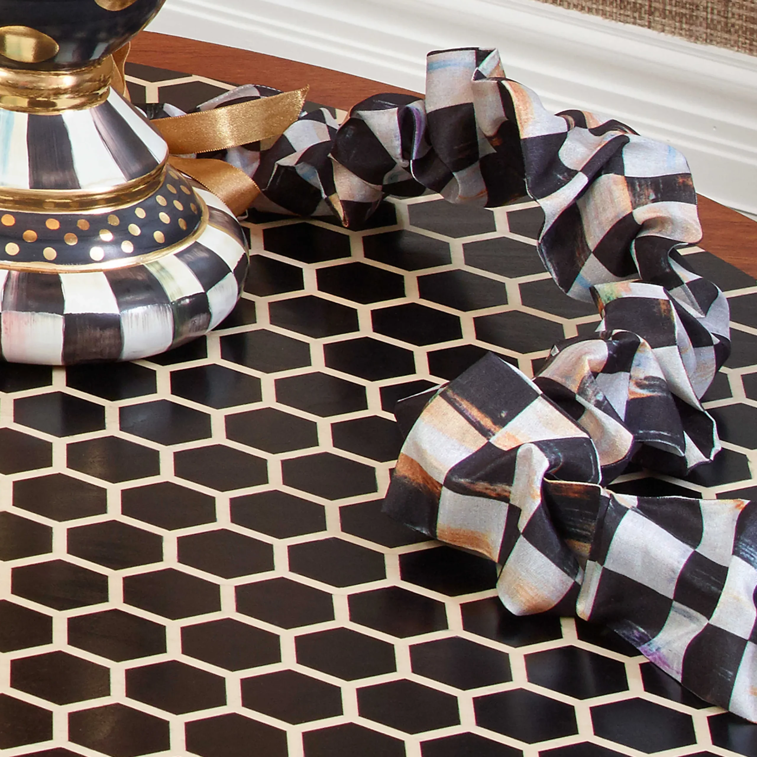 MacKenzie-Childs Courtly Check Cord Cover| Finishing Touches|Room Accents