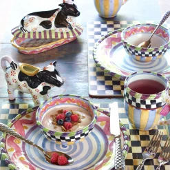 MacKenzie-Childs Courtly Check Cork Back Placemats, Set of 4| Table Accessories|Kitchen & Table Linens