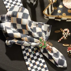 MacKenzie-Childs Courtly Check Cotton Napkin| Fall Entertaining|Kitchen & Table Linens