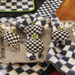 MacKenzie-Childs Courtly Check Cotton Napkin| Fall Entertaining|Kitchen & Table Linens